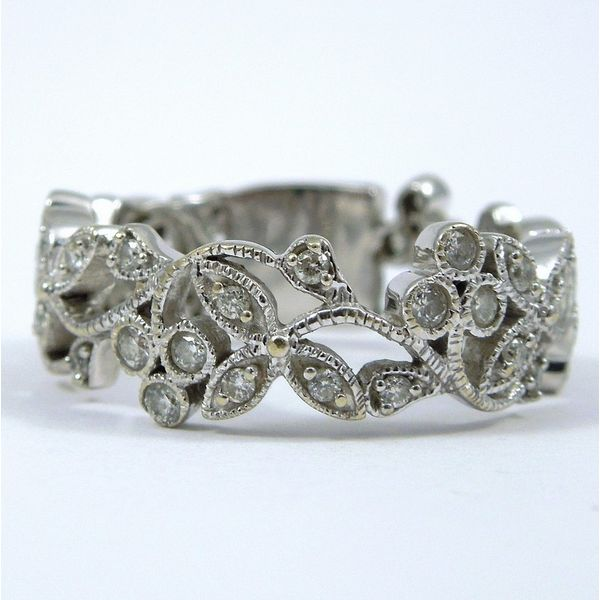 Vintage Inspired Decorative Wedding Band Joint Venture Jewelry Cary, NC