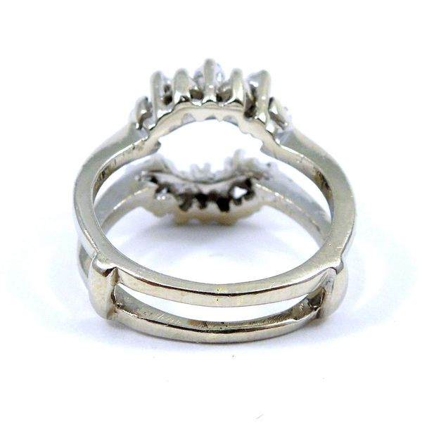 Diamond Wrap Wedding Band Image 2 Joint Venture Jewelry Cary, NC