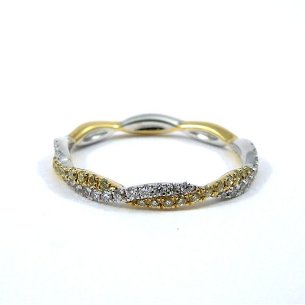 Two Town Diamond Wedding Band Joint Venture Jewelry Cary, NC