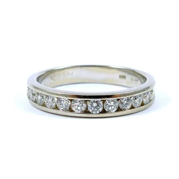 Channel Set Diamond Wedding Band Joint Venture Jewelry Cary, NC