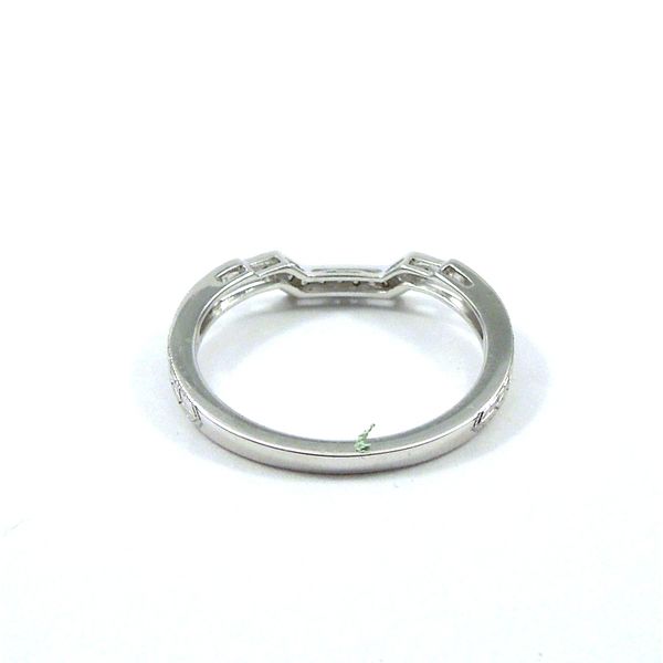Curved Diamond Wedding Band Image 3 Joint Venture Jewelry Cary, NC