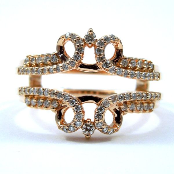 Rose Gold Diamond Wrap Band Joint Venture Jewelry Cary, NC