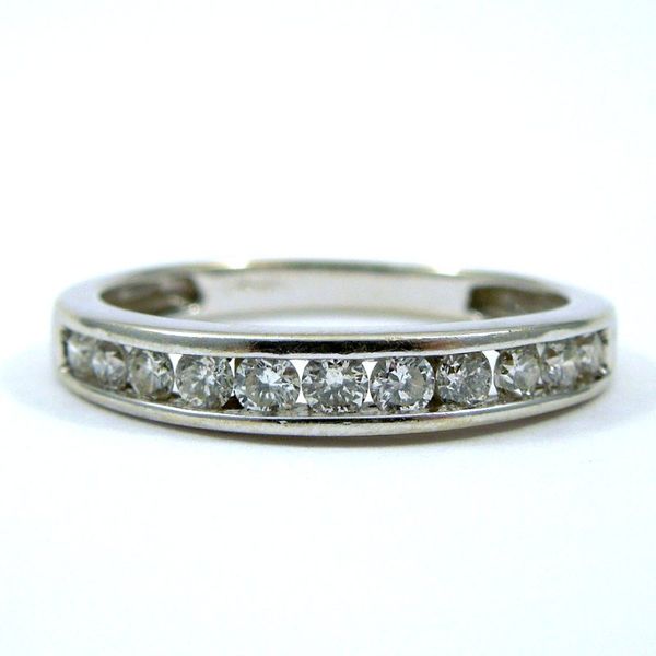 Channel Set Diamond Wedding Band Joint Venture Jewelry Cary, NC