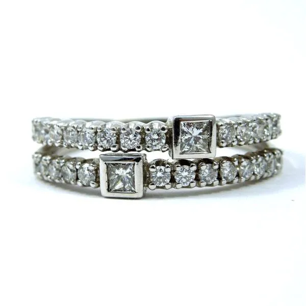 Double Row Diamond Band Joint Venture Jewelry Cary, NC