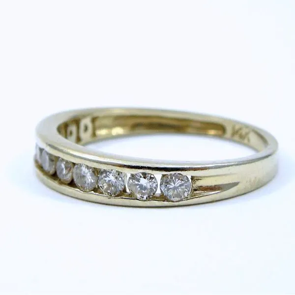 Diamond Channel Set Wedding Band Image 2 Joint Venture Jewelry Cary, NC