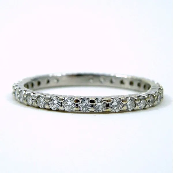 Thin Diamond Eternity Wedding Band Joint Venture Jewelry Cary, NC