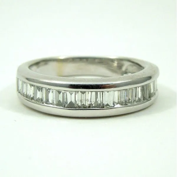 Baguette Diamond Wedding Band Joint Venture Jewelry Cary, NC