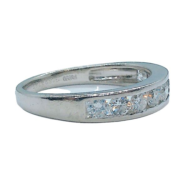Diamond Channel Set Wedding Band Image 2 Joint Venture Jewelry Cary, NC