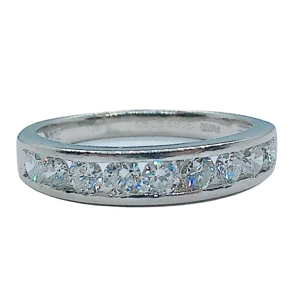 Diamond Channel Set Wedding Band Joint Venture Jewelry Cary, NC
