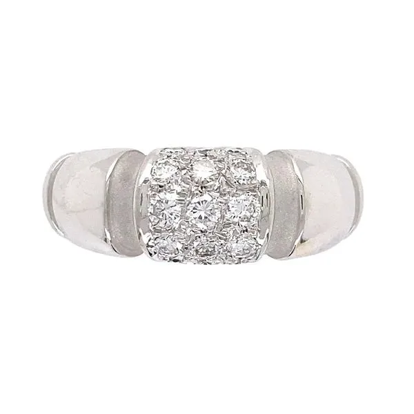 Diamond Polished and Brushed Wedding Band Joint Venture Jewelry Cary, NC