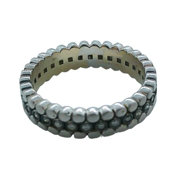 Black Rhodium Wedding Band Image 2 Joint Venture Jewelry Cary, NC