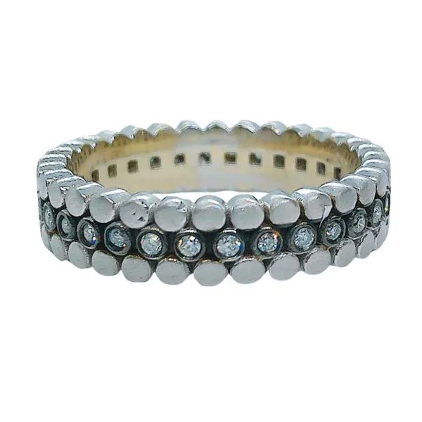 Black Rhodium Wedding Band Joint Venture Jewelry Cary, NC