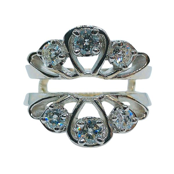 Diamond Wrap Wedding Band Joint Venture Jewelry Cary, NC