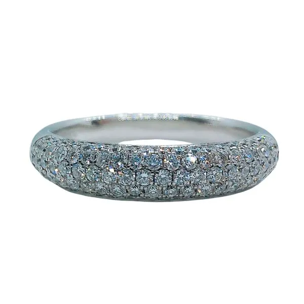 Pave Set Diamond Band Joint Venture Jewelry Cary, NC