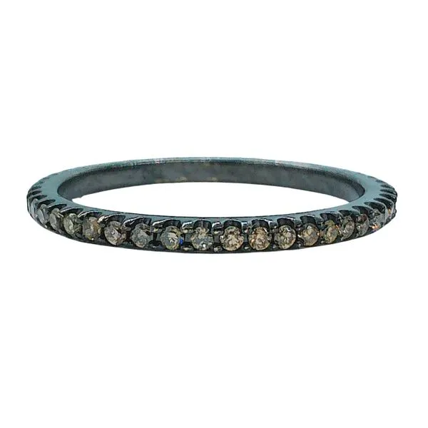 Brown Diamond Eternity Band Image 2 Joint Venture Jewelry Cary, NC
