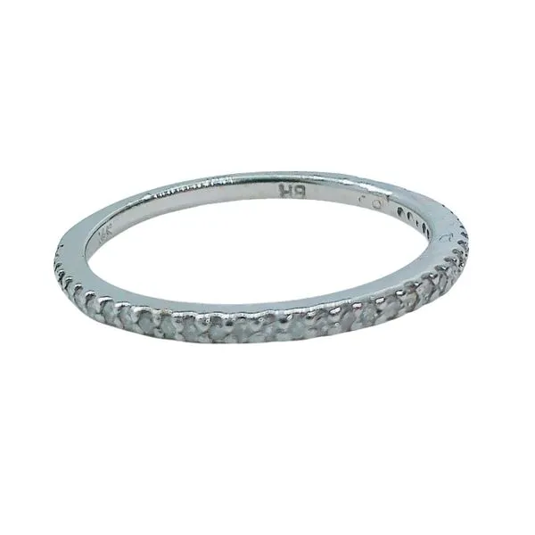 Thin Diamond Wedding Band Image 2 Joint Venture Jewelry Cary, NC