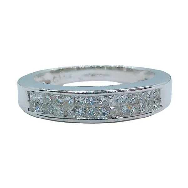 Princess Cut Diamond Wedding Band Joint Venture Jewelry Cary, NC