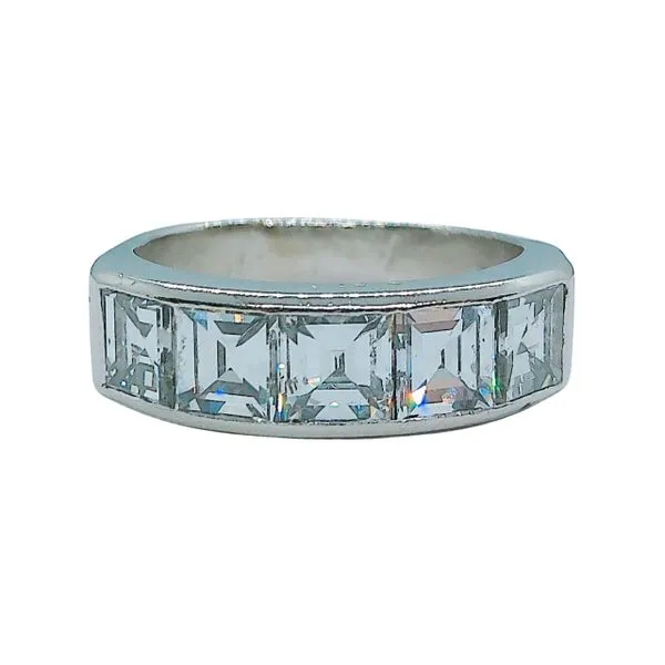 Step Cut Diamond Wedding Band Joint Venture Jewelry Cary, NC