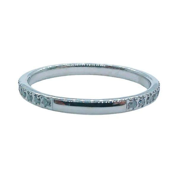14K White Gold Diamond Band – 1.88mm Wide Image 3 Joint Venture Jewelry Cary, NC