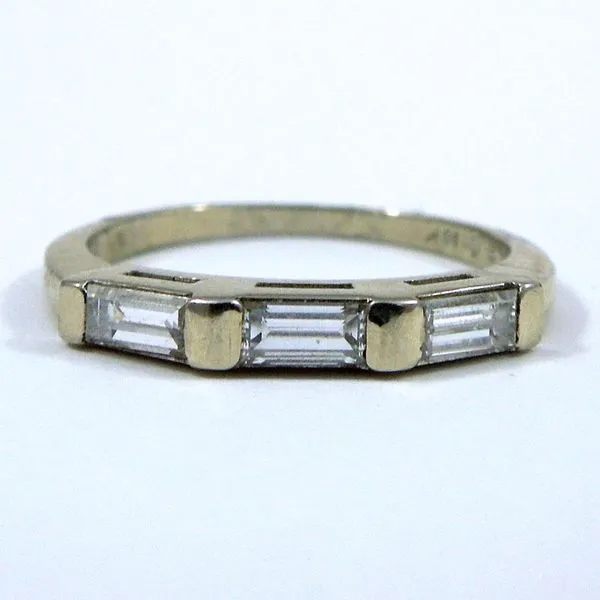 Vintage Baguette Wedding Band Joint Venture Jewelry Cary, NC