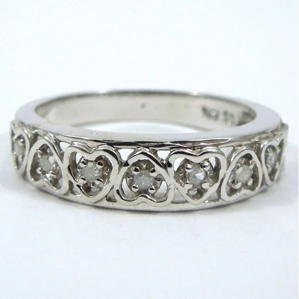 Diamond Heart Band Joint Venture Jewelry Cary, NC