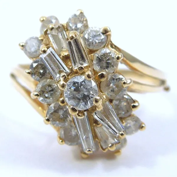 Diamond Cluster Fashion Ring Joint Venture Jewelry Cary, NC