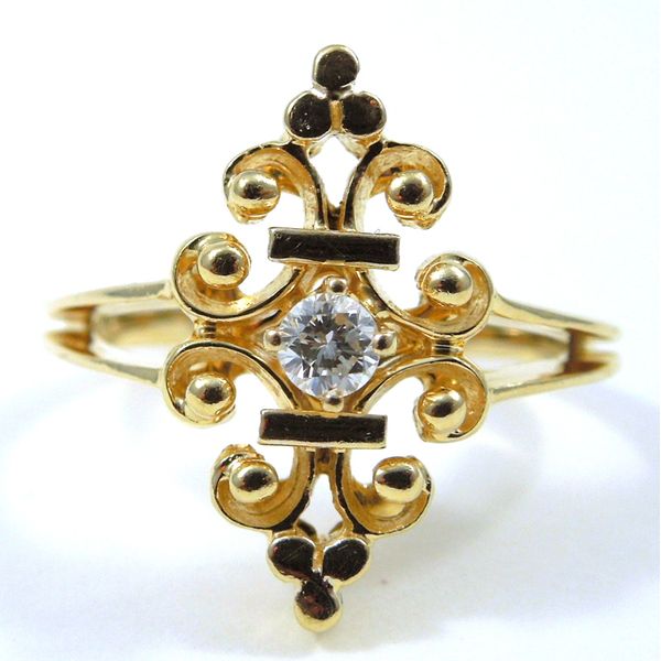 Vintage Inspired Diamond Ring Joint Venture Jewelry Cary, NC