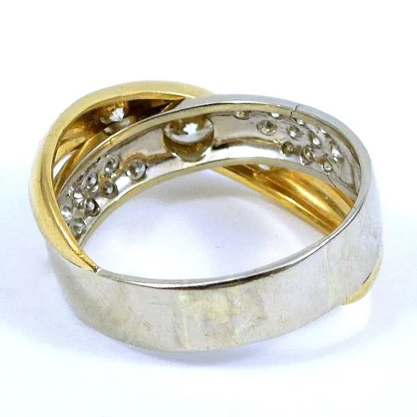 Two Tone Gold Diamond Ring Image 2 Joint Venture Jewelry Cary, NC