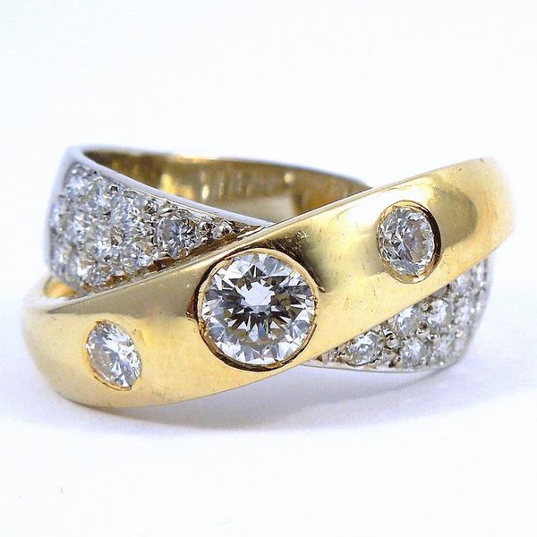 Two Tone Gold Diamond Ring Joint Venture Jewelry Cary, NC