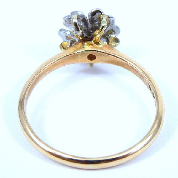 Flower Diamond Ring Image 2 Joint Venture Jewelry Cary, NC