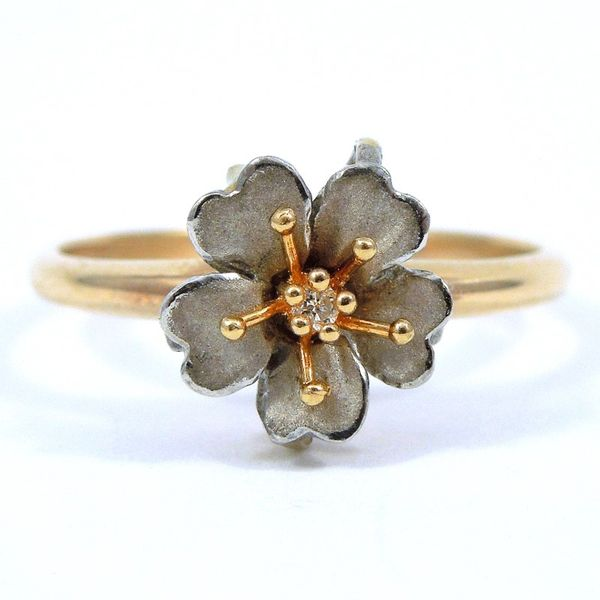 Flower Diamond Ring Joint Venture Jewelry Cary, NC