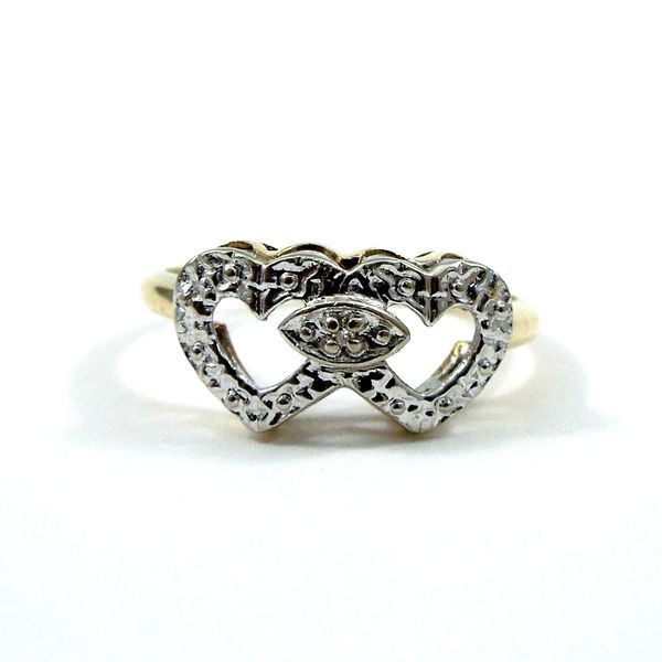 Double Heart Ring Joint Venture Jewelry Cary, NC