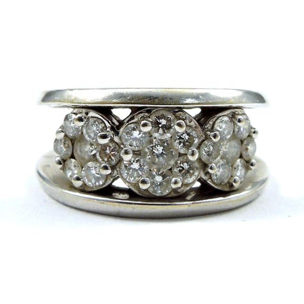 Diamond Cluster Ring Joint Venture Jewelry Cary, NC