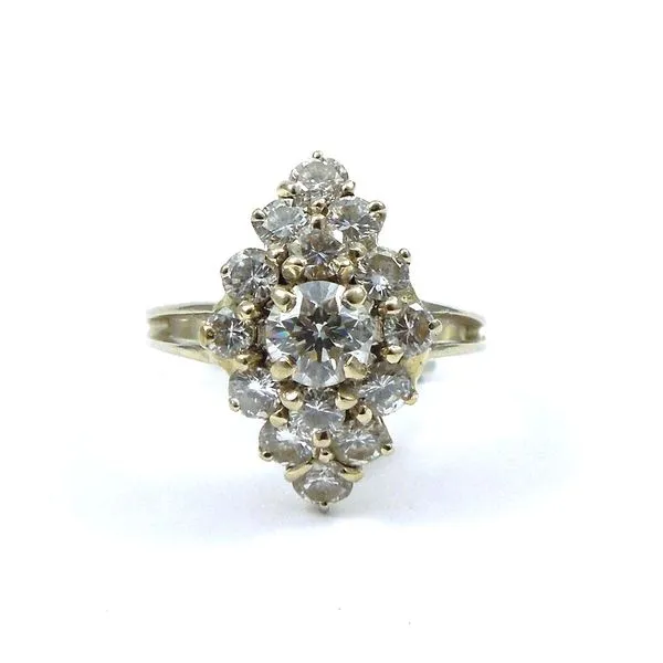 Diamond Cluster Ring Joint Venture Jewelry Cary, NC