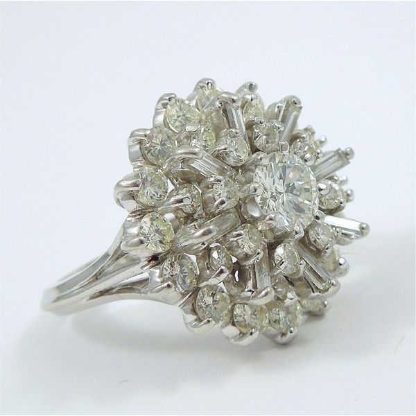 Diamond Fashion Cluster Ring Image 2 Joint Venture Jewelry Cary, NC
