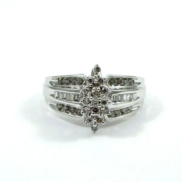 Diamond Cluster Ring Joint Venture Jewelry Cary, NC