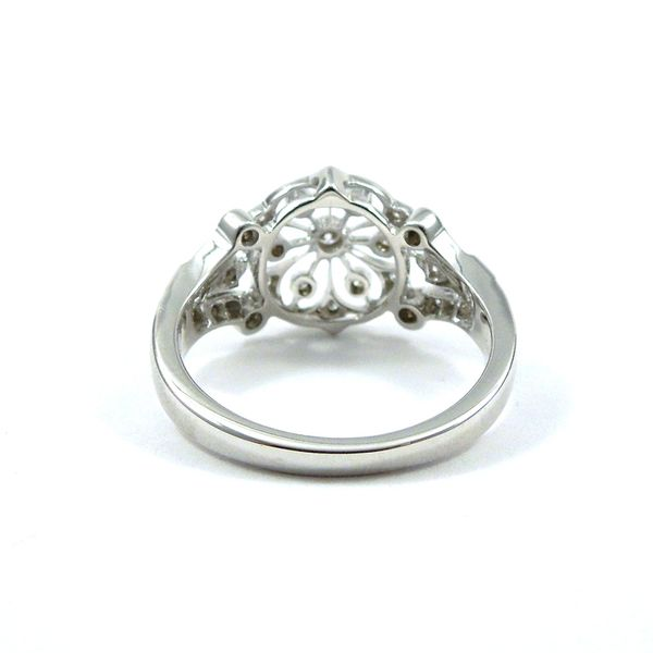 Vintage Inspired Diamond Snowflake Ring Image 3 Joint Venture Jewelry Cary, NC