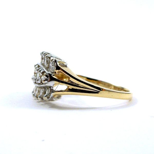 Three Row Diamond Fashion Ring Image 2 Joint Venture Jewelry Cary, NC