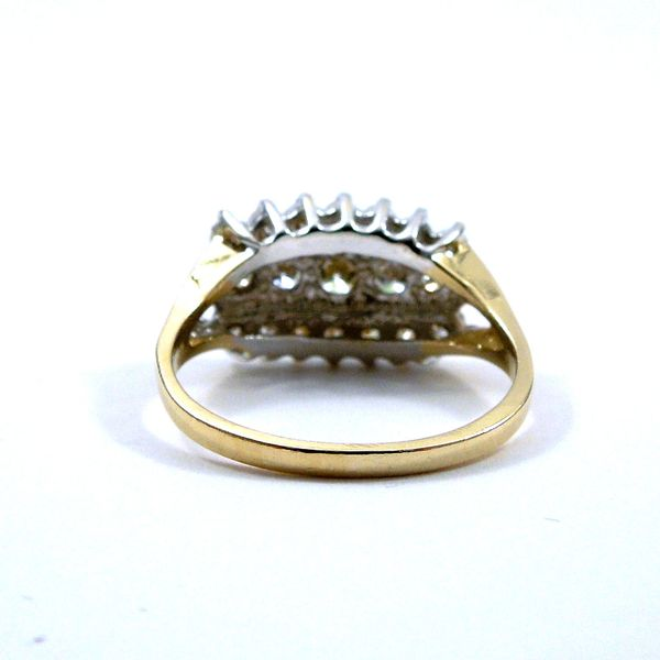 Three Row Diamond Fashion Ring Image 3 Joint Venture Jewelry Cary, NC