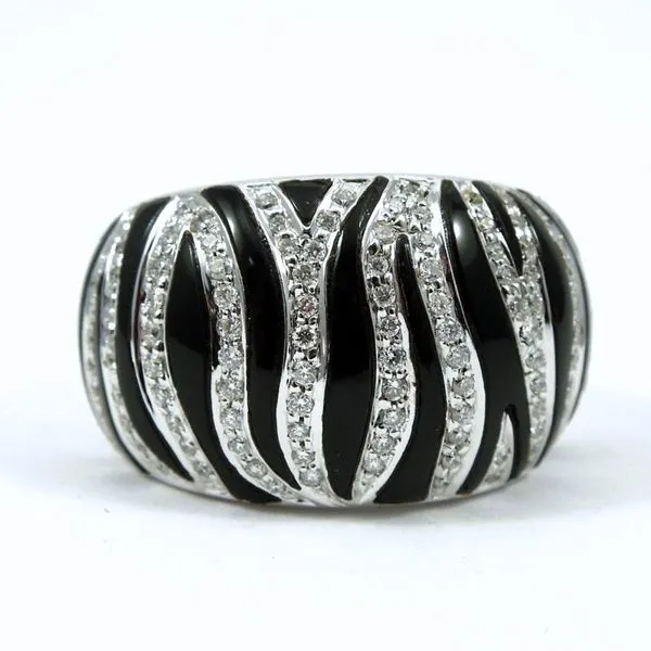 Roberto Coin Onyx and Diamond Ring Joint Venture Jewelry Cary, NC