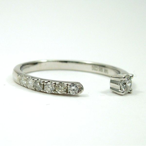 Open Diamond Stackable Ring Image 2 Joint Venture Jewelry Cary, NC