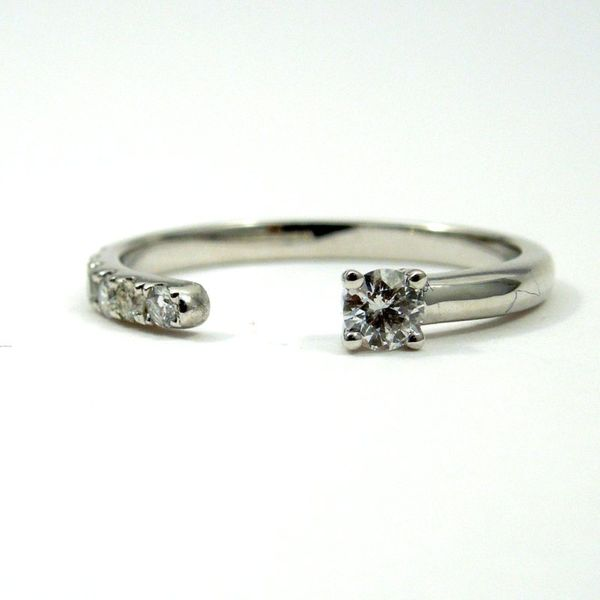 Open Diamond Stackable Ring Joint Venture Jewelry Cary, NC