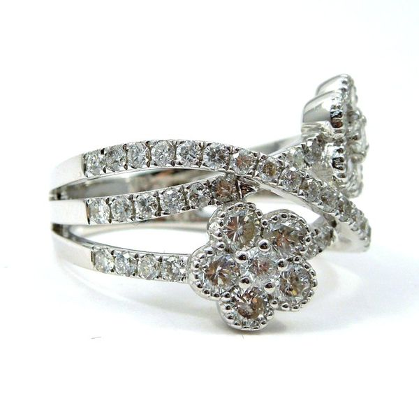 Flower Diamond Fashion Ring Image 2 Joint Venture Jewelry Cary, NC