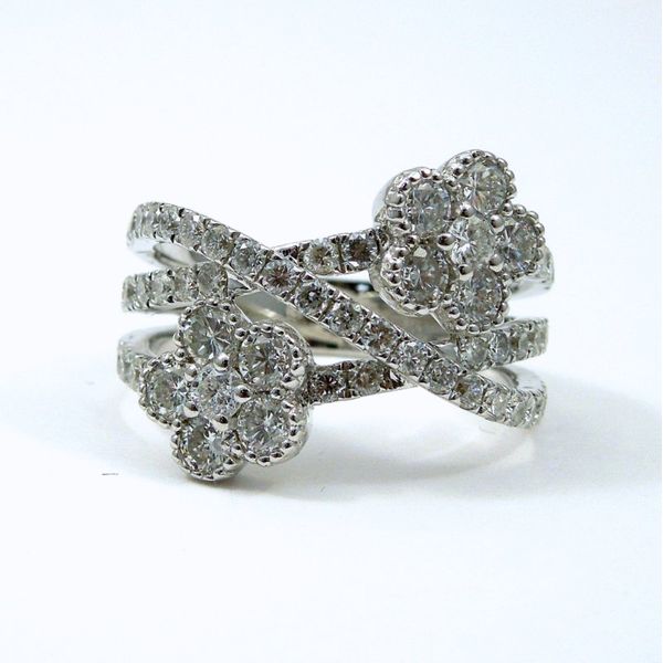 Flower Diamond Fashion Ring Joint Venture Jewelry Cary, NC
