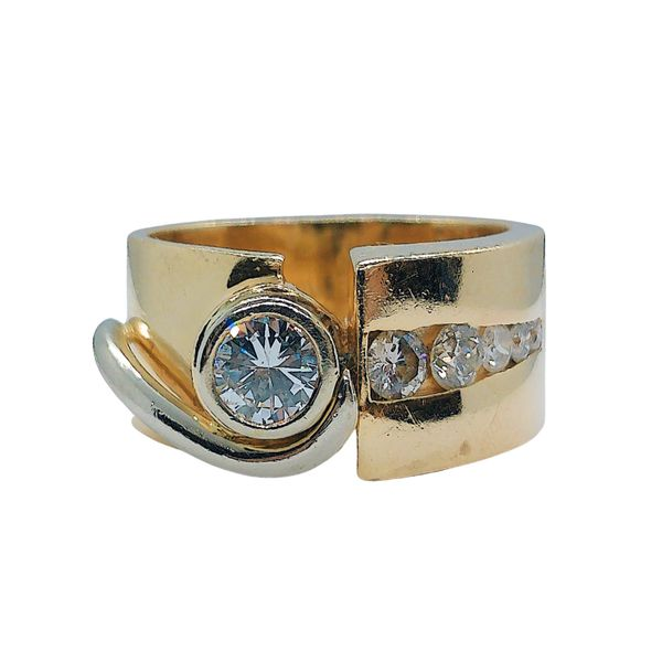 Bezel and Channel Set Diamond Fashion Ring Joint Venture Jewelry Cary, NC