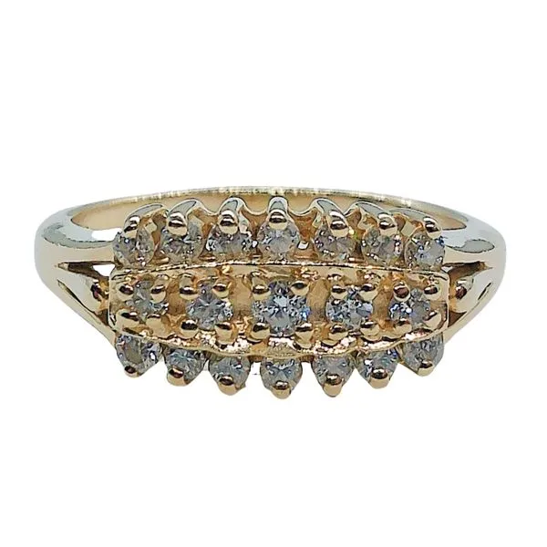 Diamond Cluster Ring Joint Venture Jewelry Cary, NC