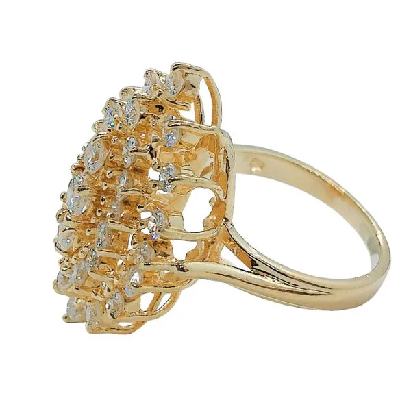 Marquise Shaped Cluster Diamond Ring Image 2 Joint Venture Jewelry Cary, NC