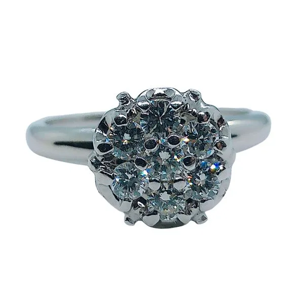 Diamond Cluster Ring Joint Venture Jewelry Cary, NC