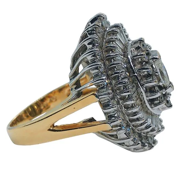 Marquise Shaped Diamond Cocktail Ring Image 2 Joint Venture Jewelry Cary, NC