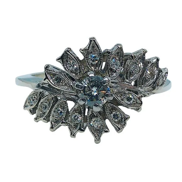 Diamond Scalloped Fashion Ring Joint Venture Jewelry Cary, NC